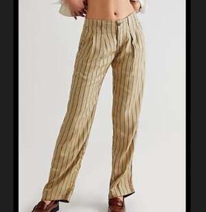 Free People Heat Wave Relaxed Striped Chino Pants Size 6